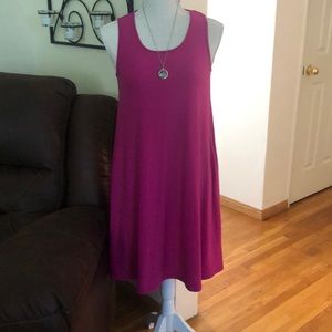 Pink dress with pockets